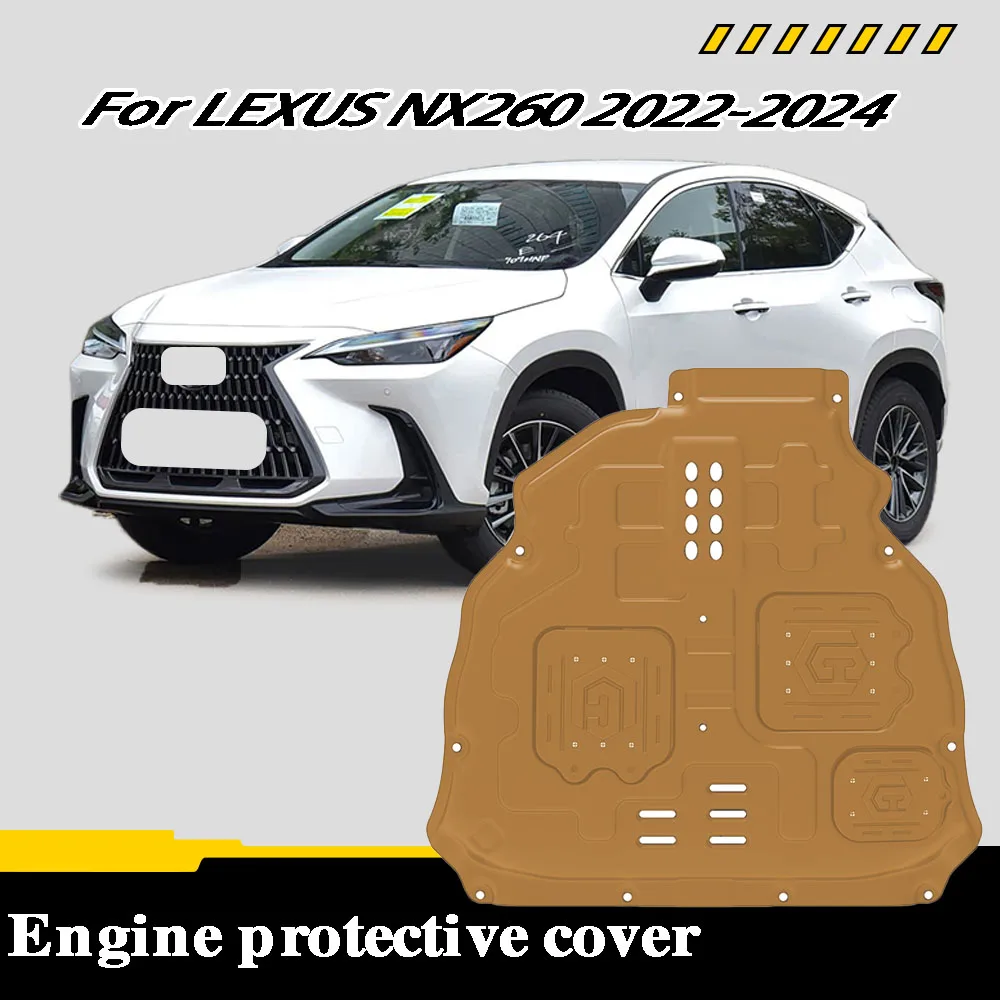 

Front Under Engine Cover For LEXUS NX260 2022-2024 2.5L Guard Plate Skid Plate Car Engine Protection Panel Mudguard
