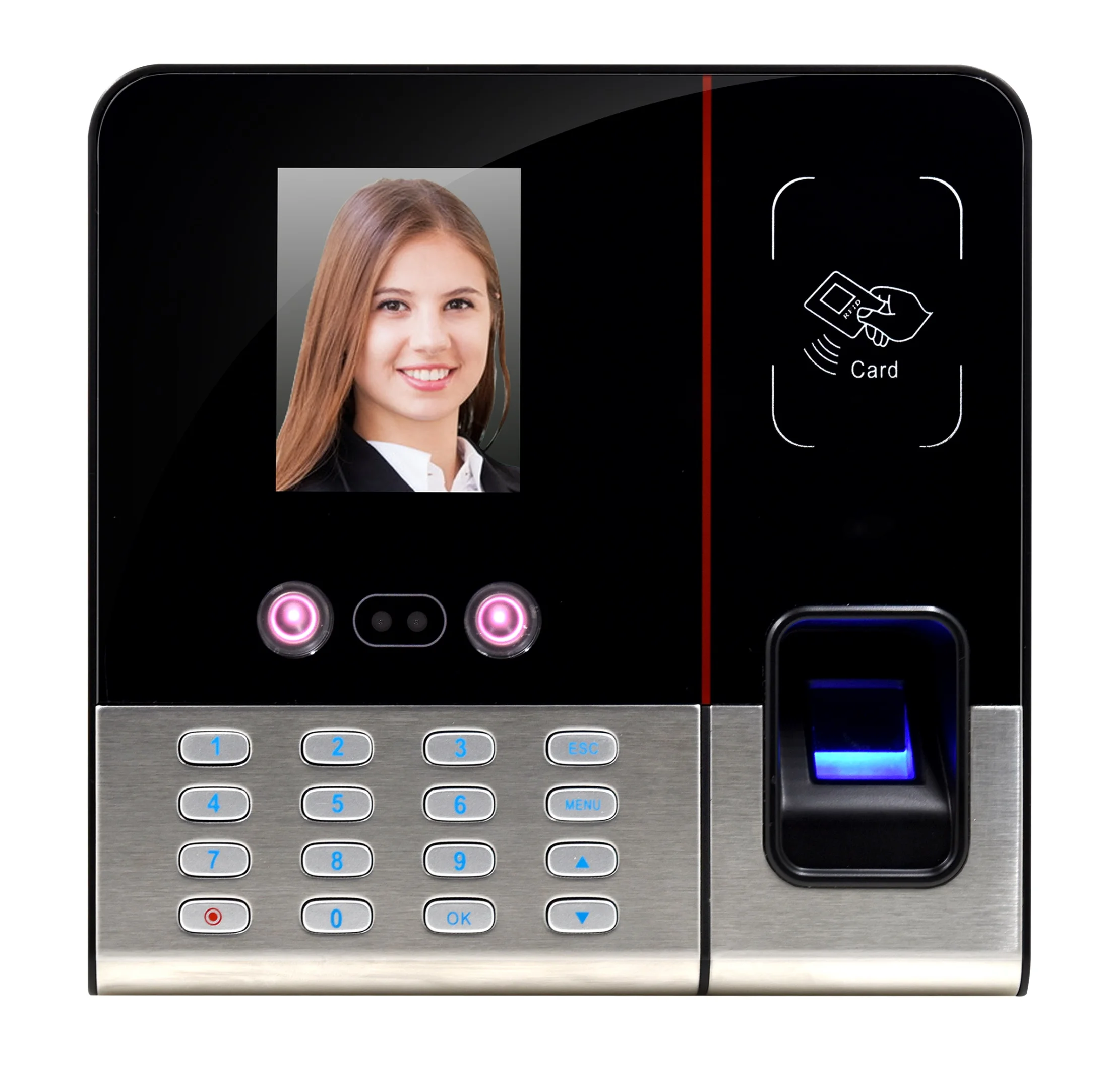 Timmy RFID Card Fingerprint and Face Recognition Time Attendance Recording System Free SDK Software