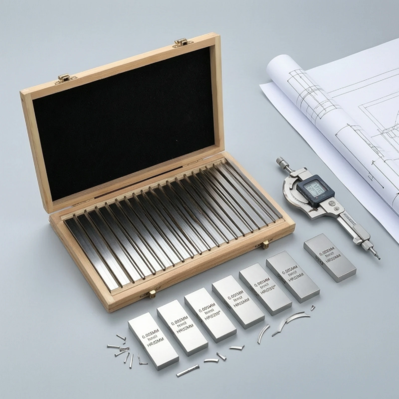 40 Pieces Steel Parallel Blocks 0.005 Mm Accuracy Parallel Set Tooling HRC52 Long-Lasting for Machinists, Milling