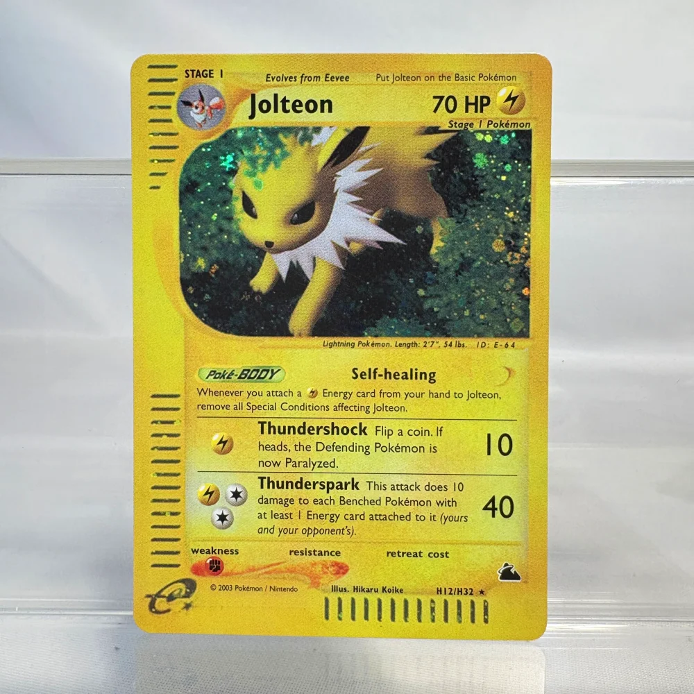 PKM Cards 1996 1st base-set Blissey Furret Magneton Jumpluff Trading Card Toys Gifts Collection Cards Proxy Card