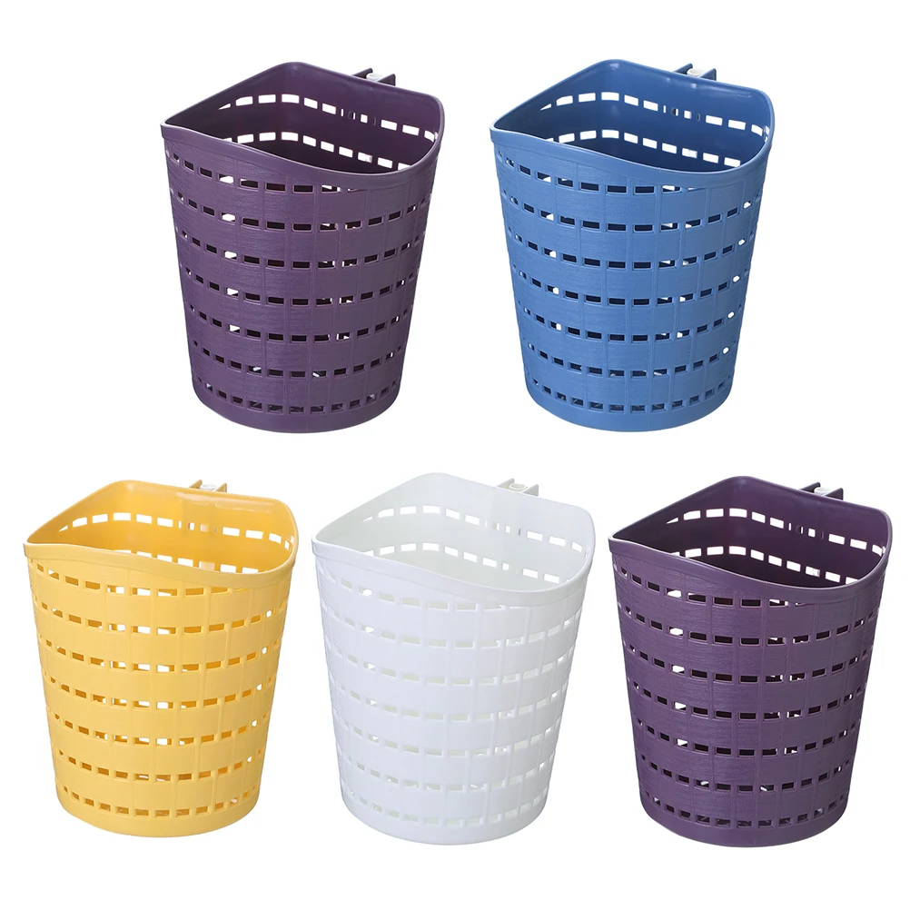 

5 Pcs Hanging Storage Baskets PP Material Wall Rack Home ganization Space Saver Desktop Tidy Household Accessories