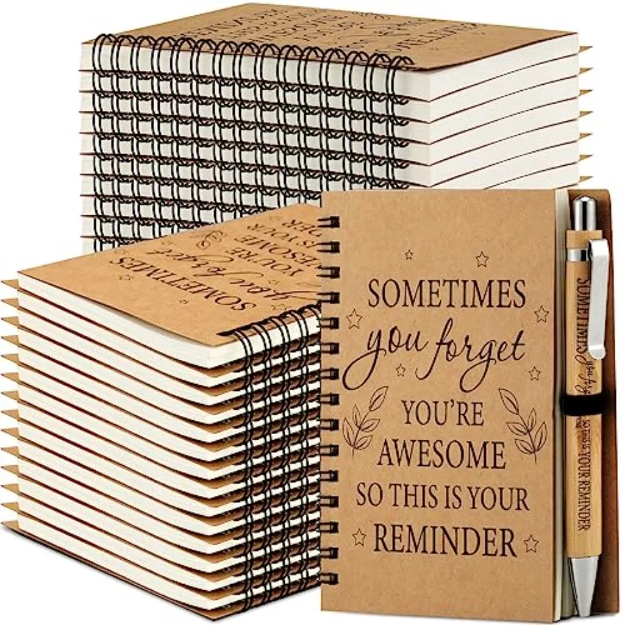

100 Pcs Gifts Set Include 50 Spiral Notebooks 50 Pens May You Be of The Work You Do Thanks Gifts for Coworker Teachers Back to