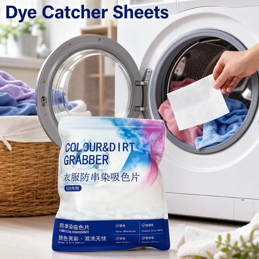 100PCS Laundry Detergent Sheets Easy Dissolve Laundry Tablets Strong Deep Cleaning Detergent Laundry Soap for Washing Machine