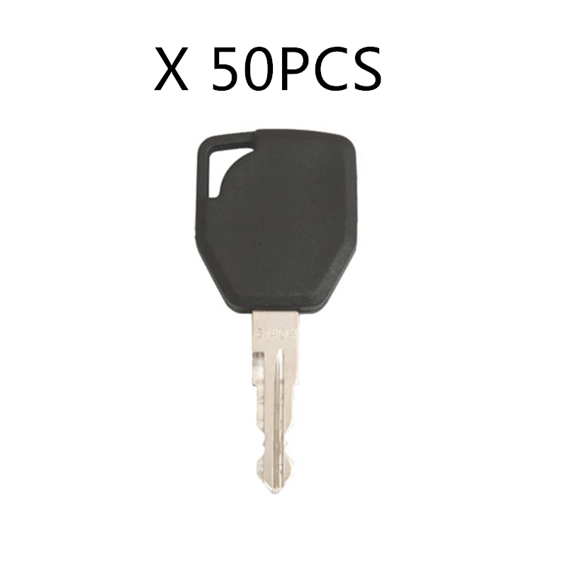 

50 Pcs Ignition Key 81404 Fit For Terex JCB Fermec Backhoe Start Switch Heavy Equipment Free Shipping