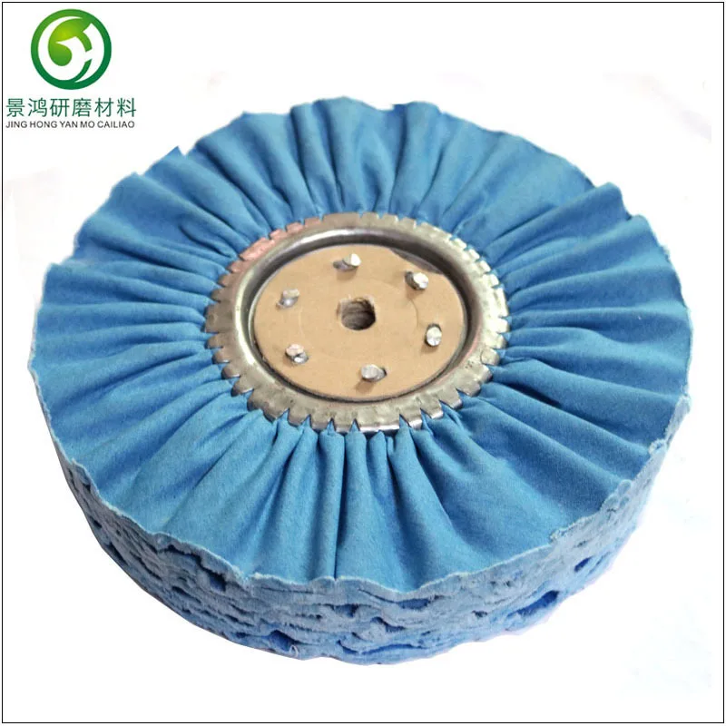 Pulp blue wind wheel Hard blue cloth wind wheel Polishing wheel Mirror polishing wheel Strong cutting force cloth wheel