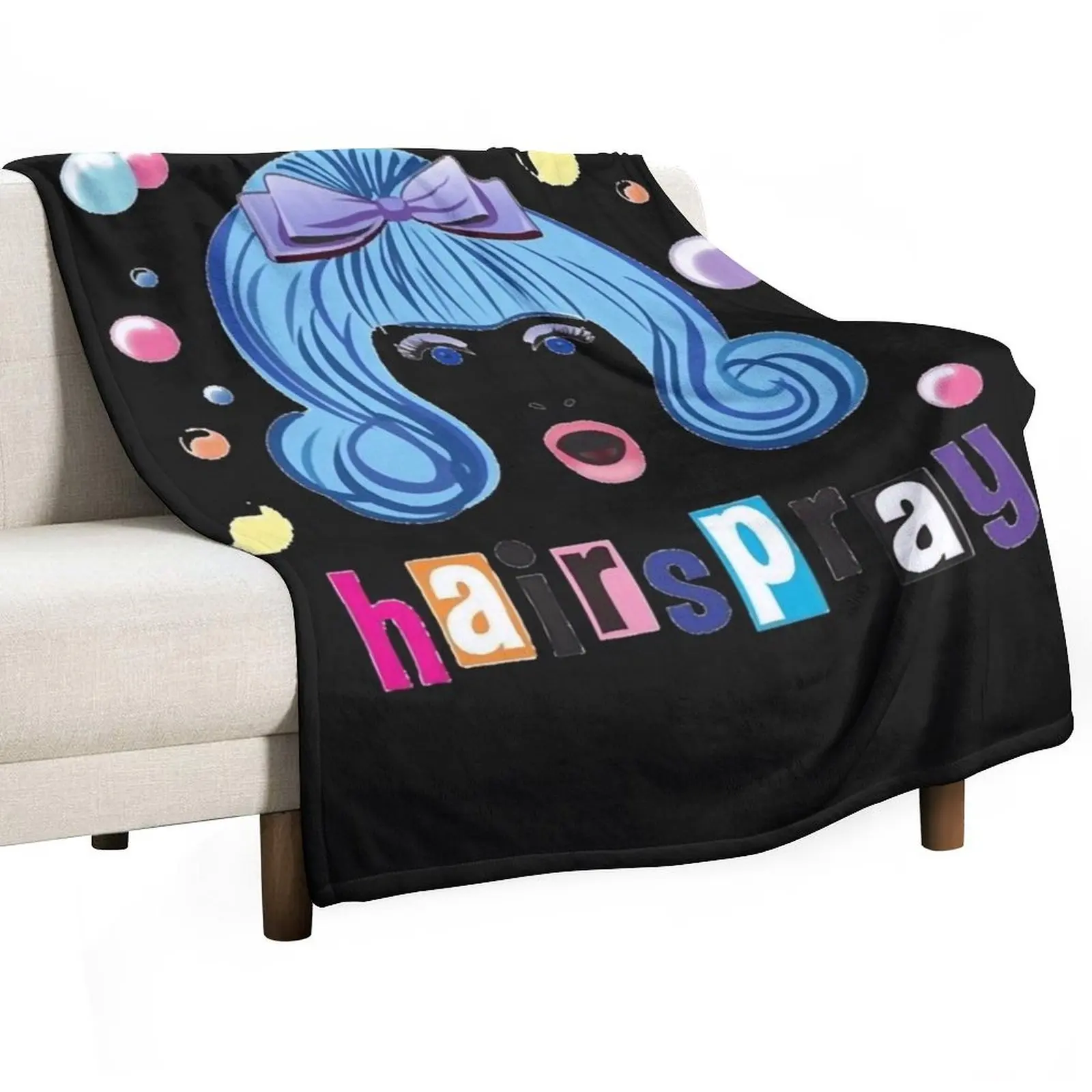 

Hairspray The Musical Classic T-Shirt Throw Blanket Lightweight Warm Blanket for Travel Camping