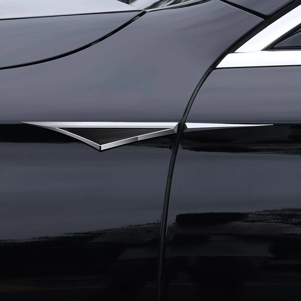 2 Stück 3D Metall Auto-Zubehör Seitentür-Emblem Autoaufkleber Kotflügel-Emblem Abzeichen aus Zinklegierung – Detail 11