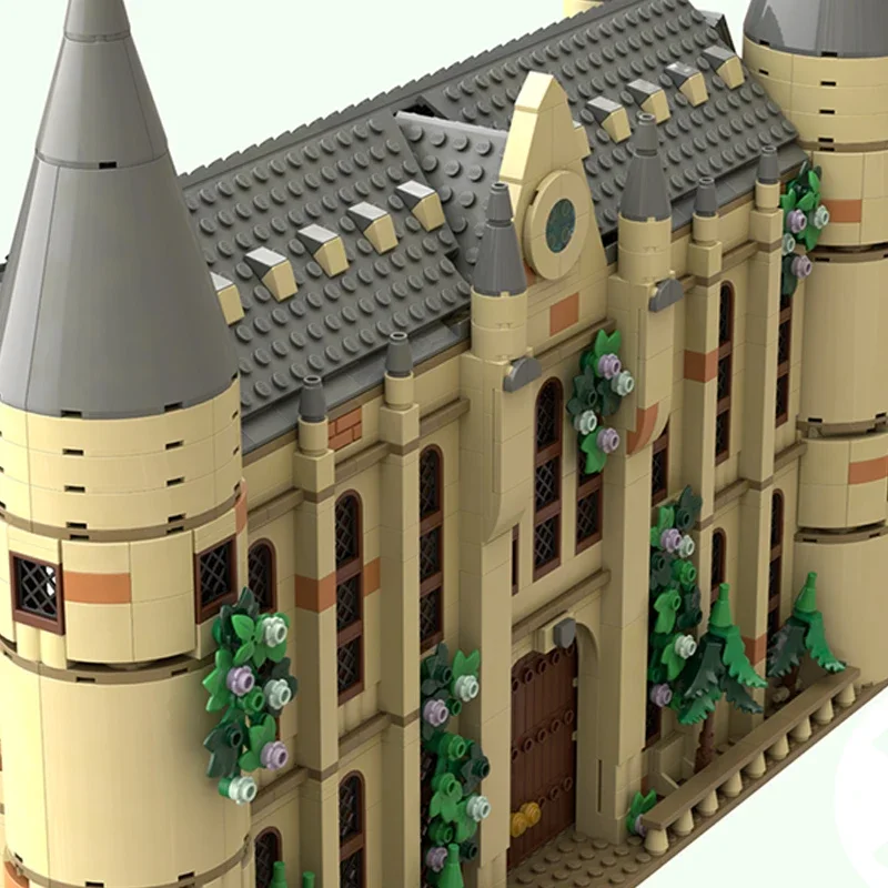 Tecnologia Blocchi modulari Modello di film magico Viaduct Castle Ingresso Regali Giocattoli di Natale Moc Mattoni da costruzione Set fai da te Assemblaggio