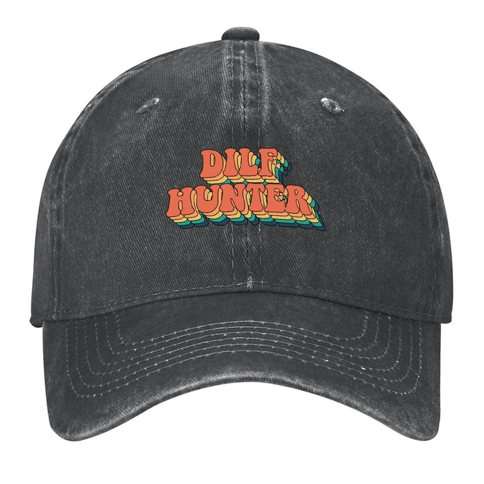 

DILF Hunter Baseball Cap Funny hats tea Hat New In The Hat Big Size Hat Women's Beach Visor Men's