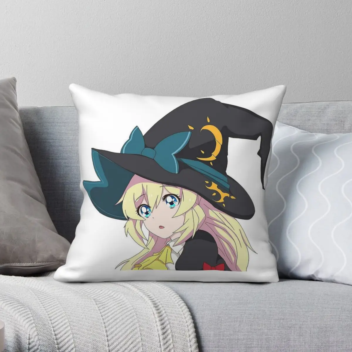Slimes For 300 Azusa Aizawa Square Pillowcase Polyester Linen Velvet Creative Zip Decorative Home Cushion Cover