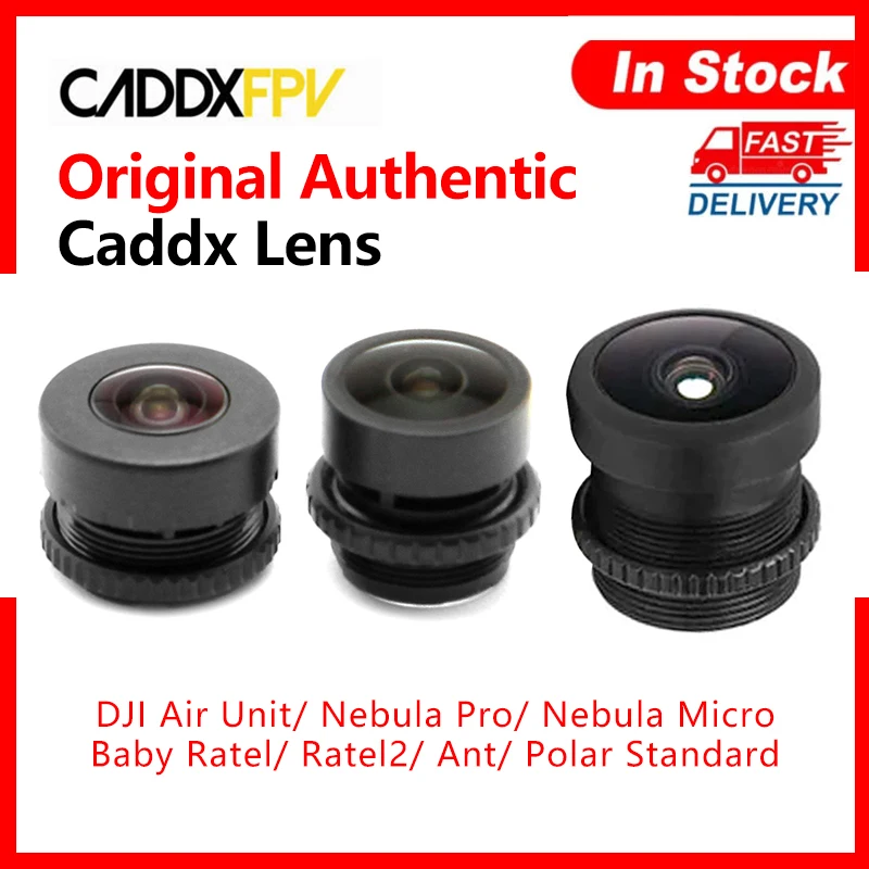 

1PCS/2PCS Caddx Replacement Lens DJI Air Unit/Nebula Pro Micro/Baby Ratel 2/Ant/Polar Mini Camera RC FPV Racing Drone Spare Part