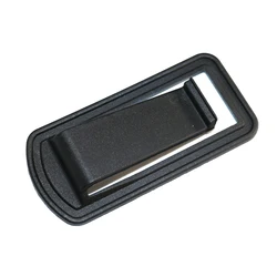 4/10 pz fibbie a Clip in plastica per borse da cintura in vita tracolla moschettoni accessori per cucire chiusura rettangolare fibbia fai da te nero