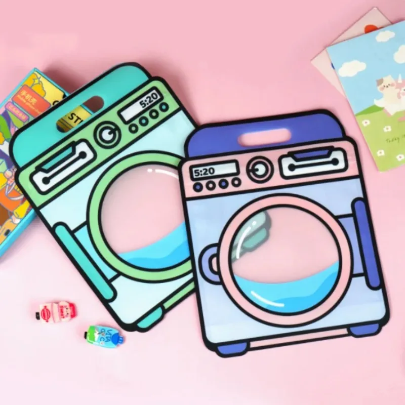 

10/50PCS Washing Machine-Shaped Ziplock Bags - Cute Snack Pouches for Candy, Cookies, Biscuits - Portable Food Storage Bags