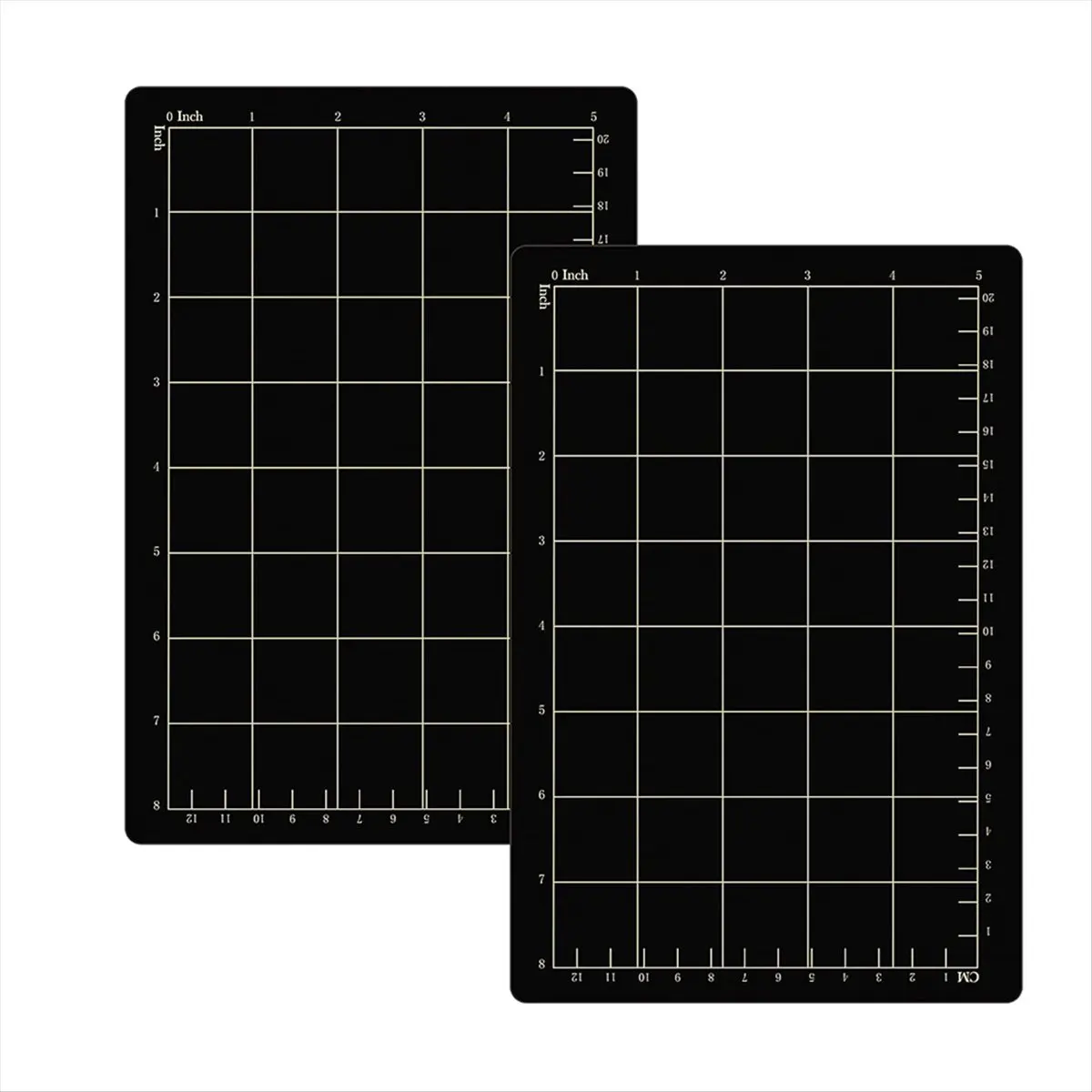 【2026 TOP Global】▼△◑2pcs 9x6 Inch Magnetic Cutting Mat Grid Magnetic Spacers Embossing Machine Die Mat Cutting Magnetic Spacers