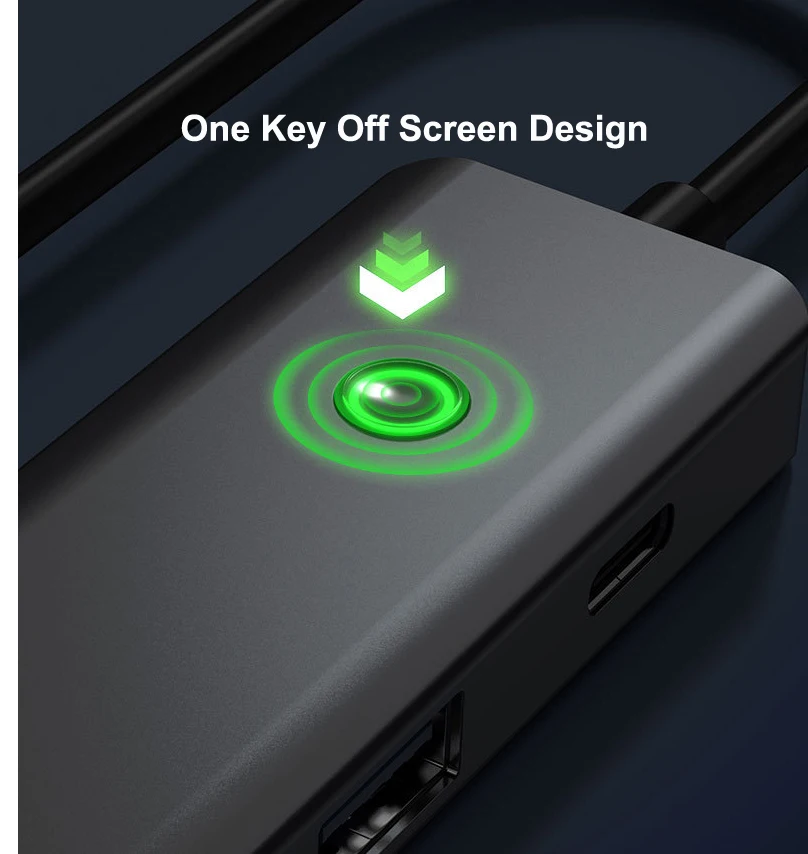 USB C Hub 5-in-1 USB C Multiport Adapter with 100W PD 4K HDMI 3 USB For Microsoft Surface Pro Surface Laptop