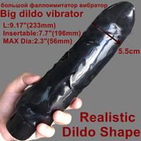 Flesh Brown Black Pink Purple D: 5.5 CM very thick Dildo vibrator Vibrating cock realistic huge penis g-spot woman sex toy