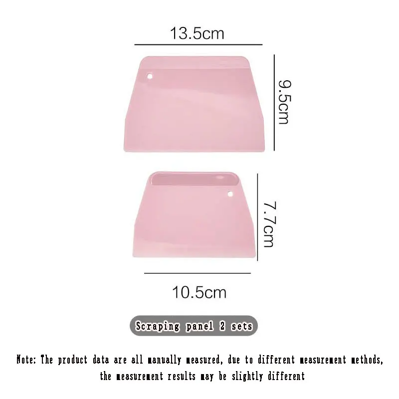 

2pc Plastic Cake Cream Spatula Dough Butter Batter Scraper Baking Tools For Home Baking Cutting Tools Kitchen Gadgets