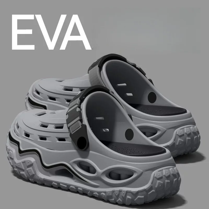 New Spring and Summer Arch-Supporting, Comfortable, Soft, Thick-Soled, Breathable Clogs for Men and Women, Suitable for Both Indoor and Outdoor Use, Fashionable and Versatile for Daily Wear image 2