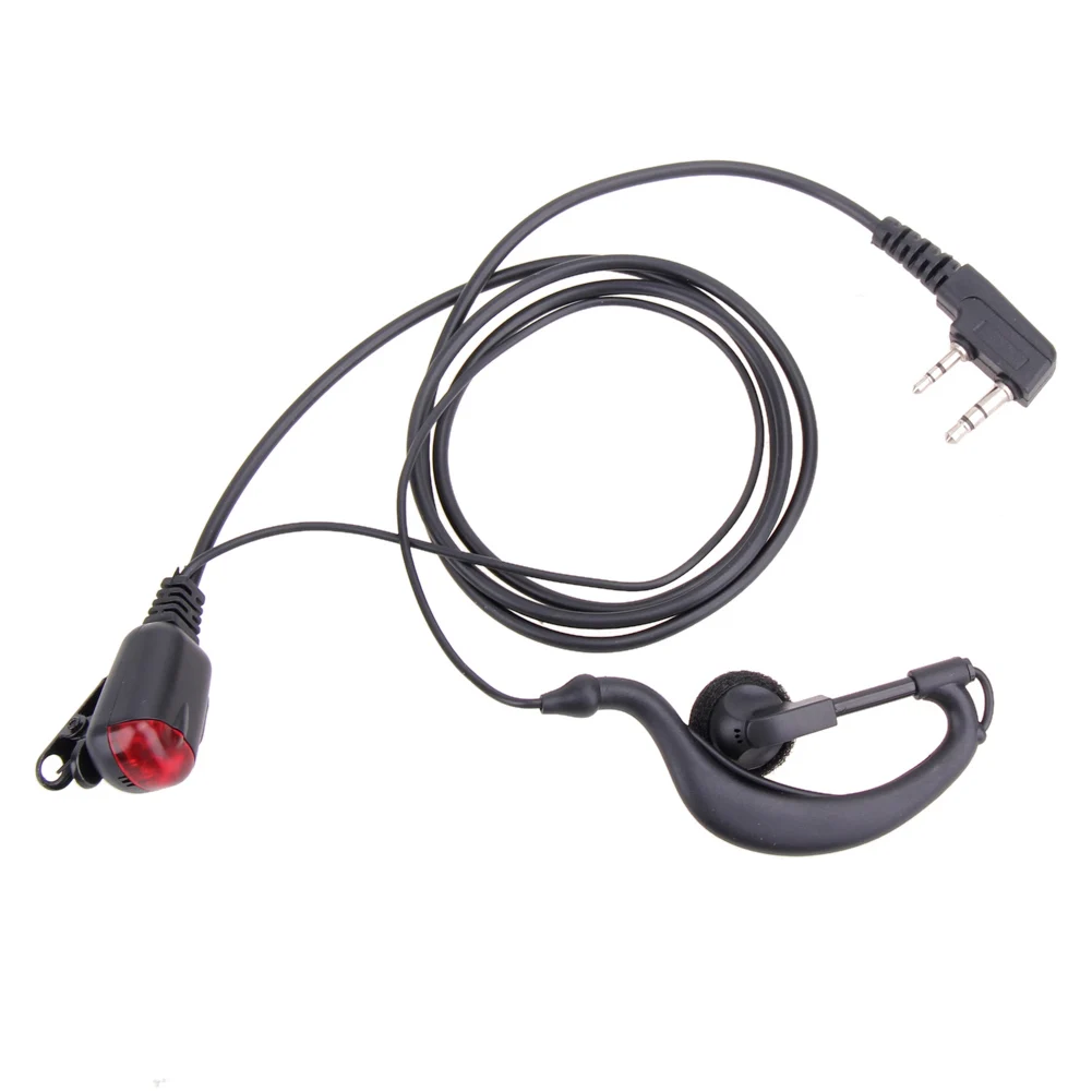 2Pin Walkie Talkie Earpiece Headset Multifunctional Earphone Earpiece Headphone Privacy Accessories for Two Way Radio