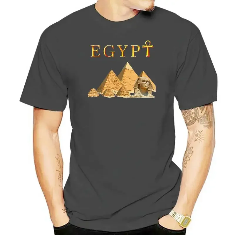 Pharaoh Pyramids Sphinx T-Shirt Egypt Tut Egyptian Gift Tee Sportswear Men Tops TEE new in tops & tees vintage Informal Outfits