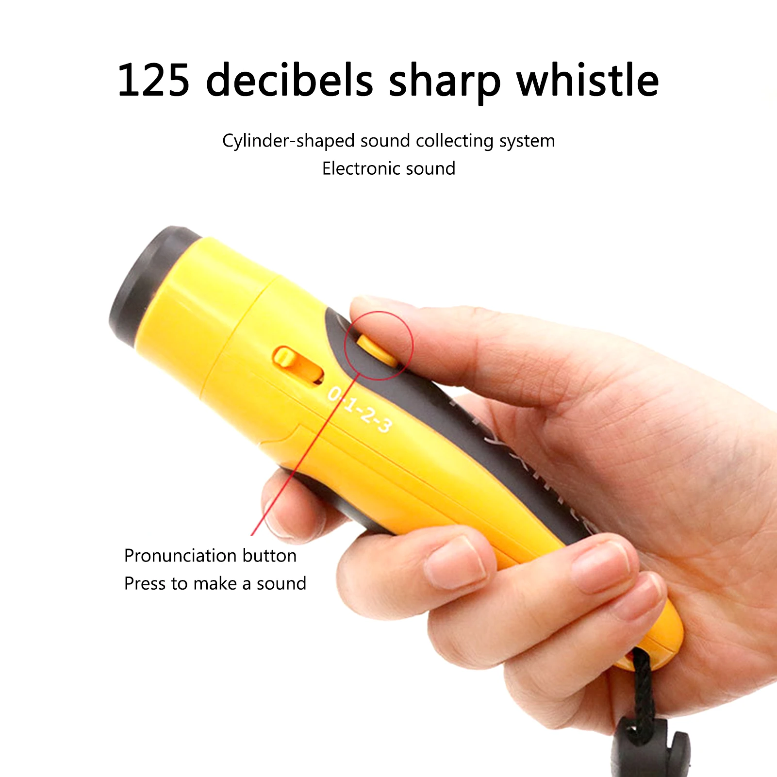 Touch-free Electronic Whistle High Volume Basketball Football Match Pigeon Whistle With Lanyard