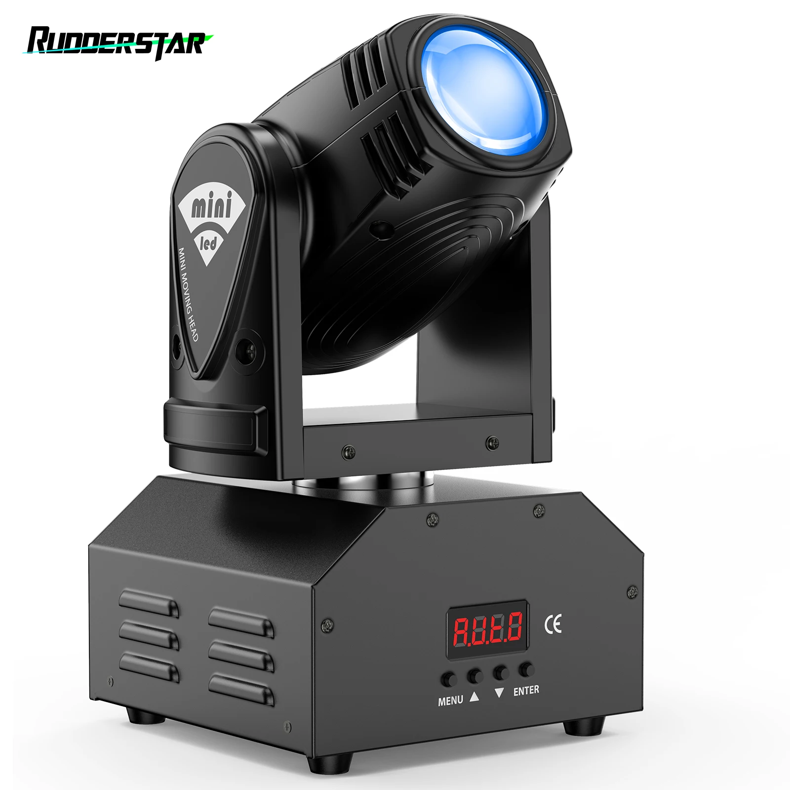 

Mini 10W RGBW 4-in-1 Beam Moving Head Light DMX512 Voice-activated Stage Effect Lighting Projector for DJ Disco Party Bar Club