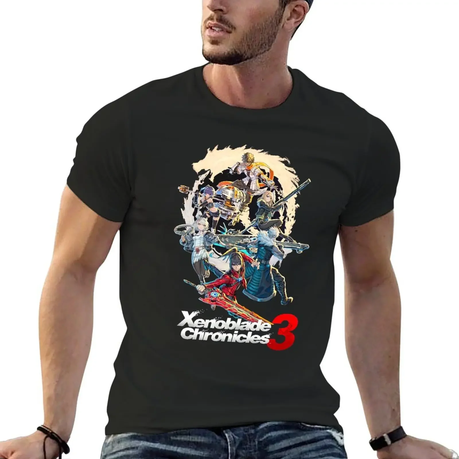 All times of xenoblade T-Shirt oversized graphic tee blacks shirts graphic men clothing