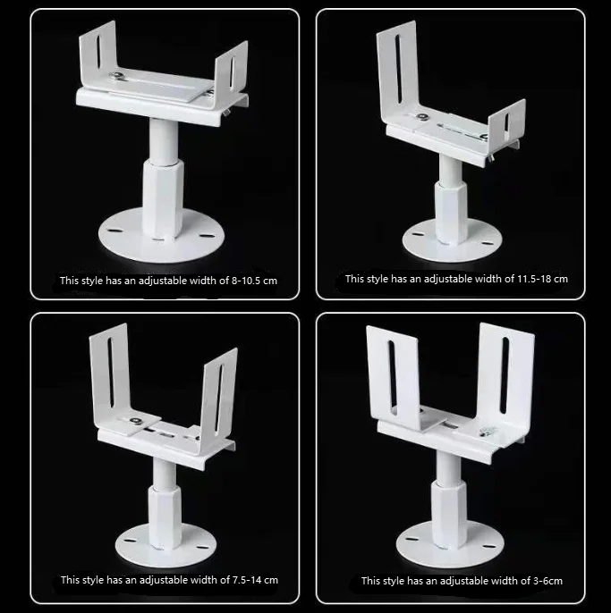 Easily Installed Aluminium Support Feet for Vertical Positioning of Cast Iron Heating Systems in a Pack of Two