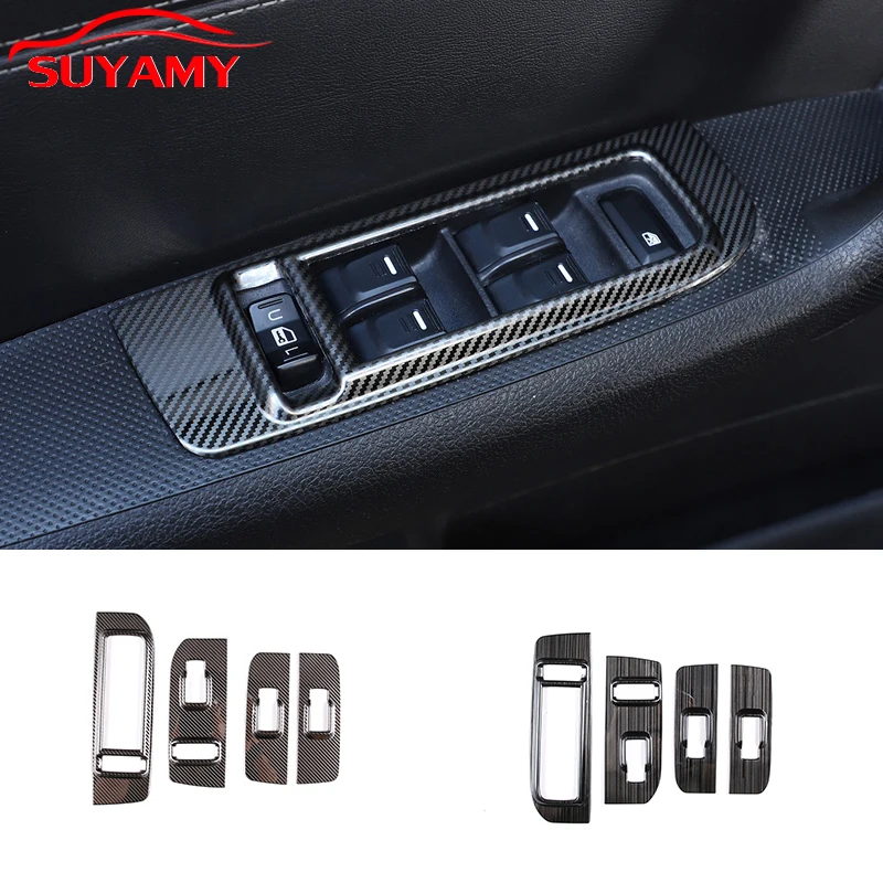 

Stainless Steel Black Style Car Window Lift Button Panel Trim Frame Cover For 2005-2009 Hummer H3 Auto Interior Accessories