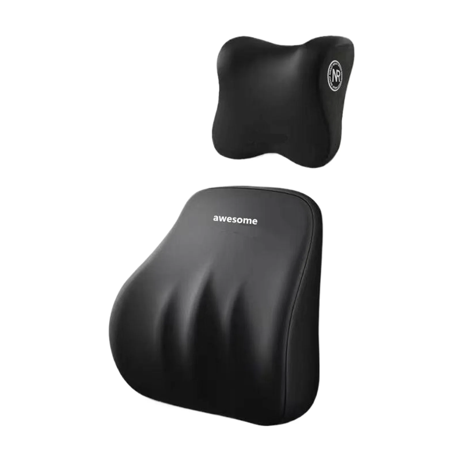 

Adjustable Car Headrest Support Pillow Premium Memory Foam Durable Fabric Car Headrest Lumbar Support Daily Commutes