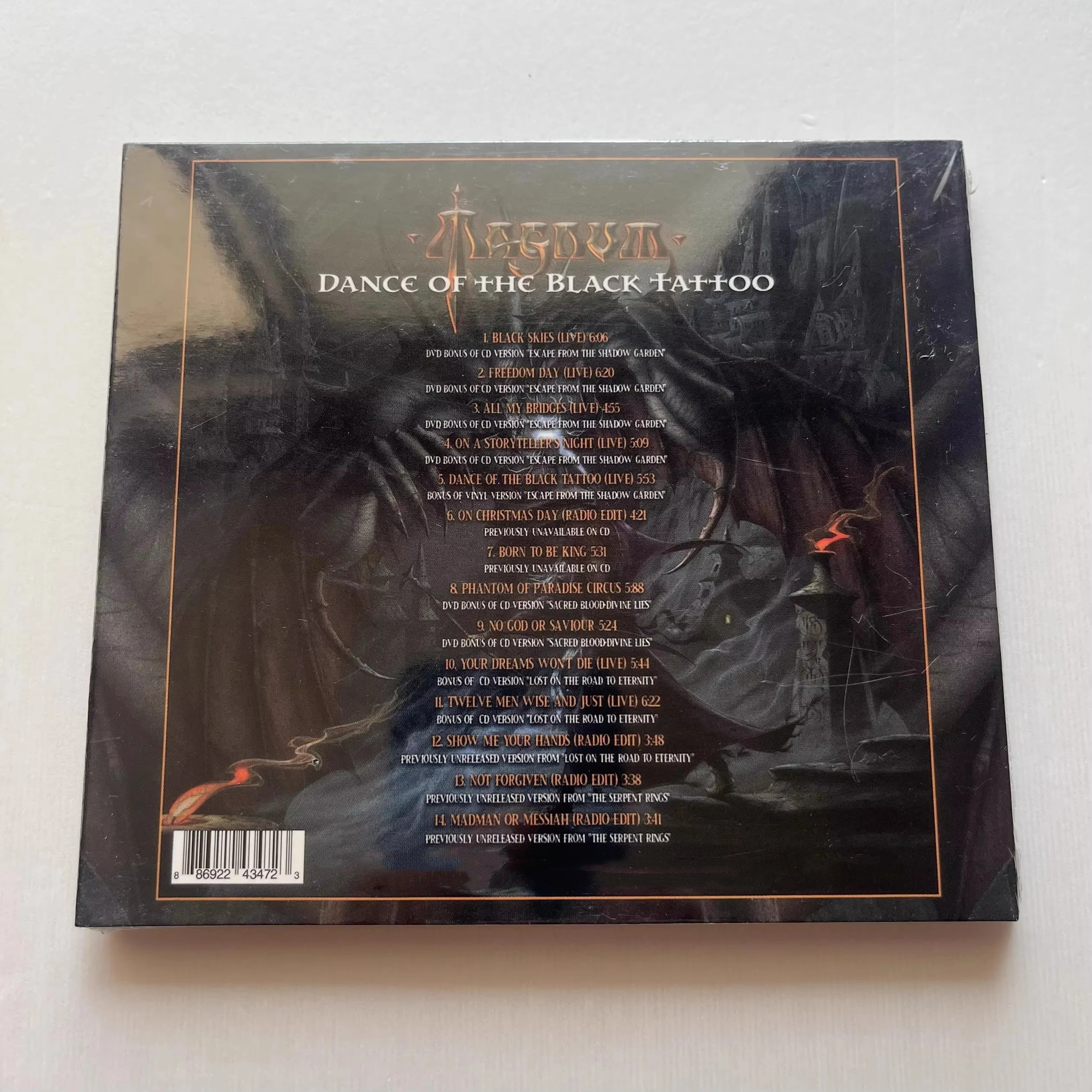 Rock Magnum Bob Catley Music CD Dance Of The Black Tattoo Live Album Music Record Cosplay Walkman Soundtracks Box Party Music