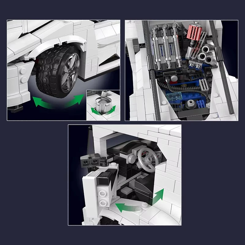 جديد 10036 ألعاب السيارات التقنية شاحنة الفارس بنة تجميع شاحنة الطوب مجموعة الإبداعية للأطفال هدية الكريسماس ﻿
