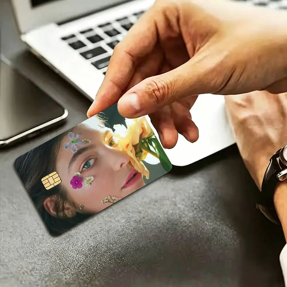 L-Lorde Alternative Singer HD Waterproof Credit Card Stickers Silicone Decals For Chip Game Cards Gift