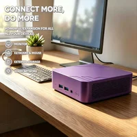 Intel N150 Mini Desktop 16GB DDR4 2TB NVMe SSD Triple 4K Output WiFi6 BT5.2 High Performance Office Home Pro Max 6