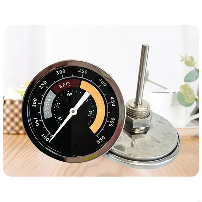 Stainless Thermometers Analog Oven Thermometers Temperature Test Meter for Meat