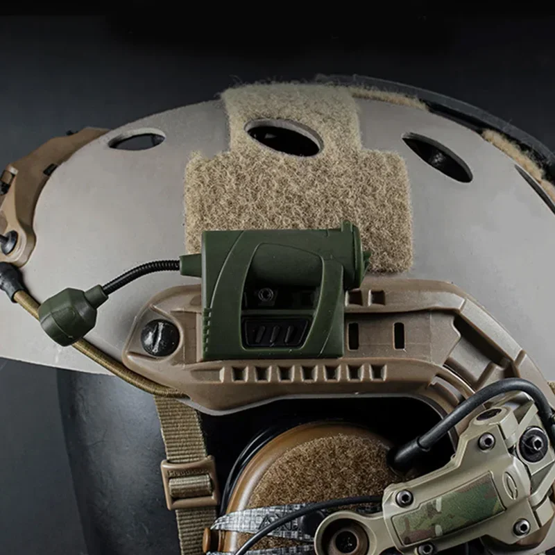 MPLS CHARGE Hunting Helmet Flashlight 3 Modes LED Tactical Helmet Head Light Energy Saving Outdoor Headlamp