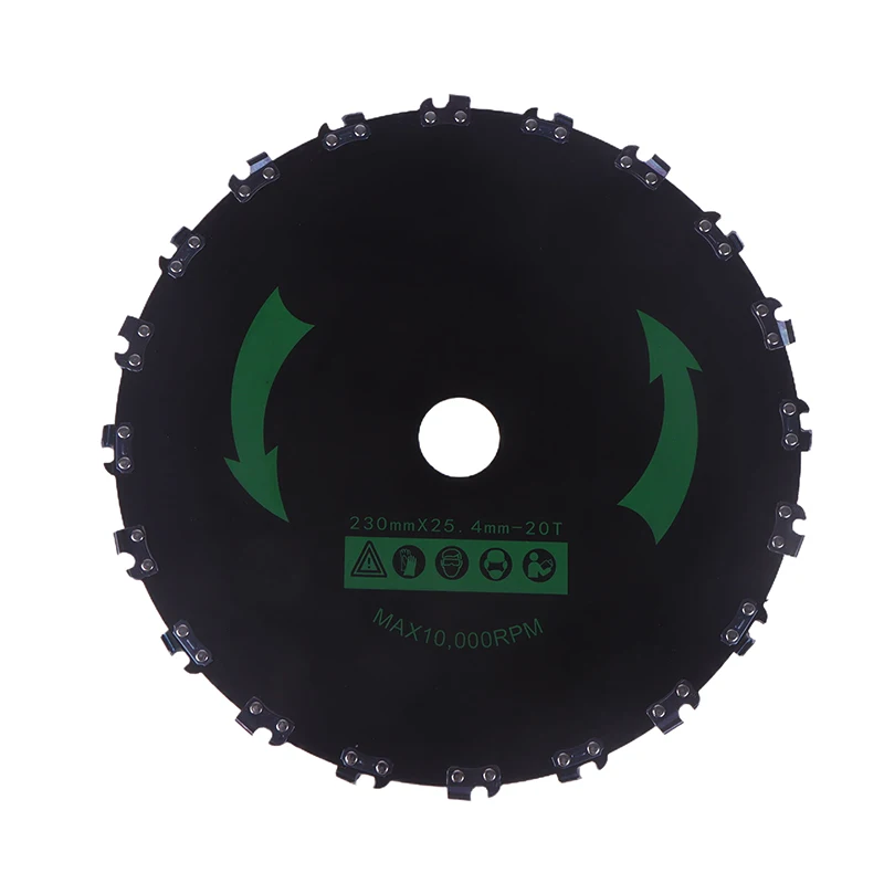 Brush Cutter Blades - Trimmer Chainsaw Tooth Saw Blade - For Trimming Trees, Cutting String, Underbrush, And More - 20 Tooth 9