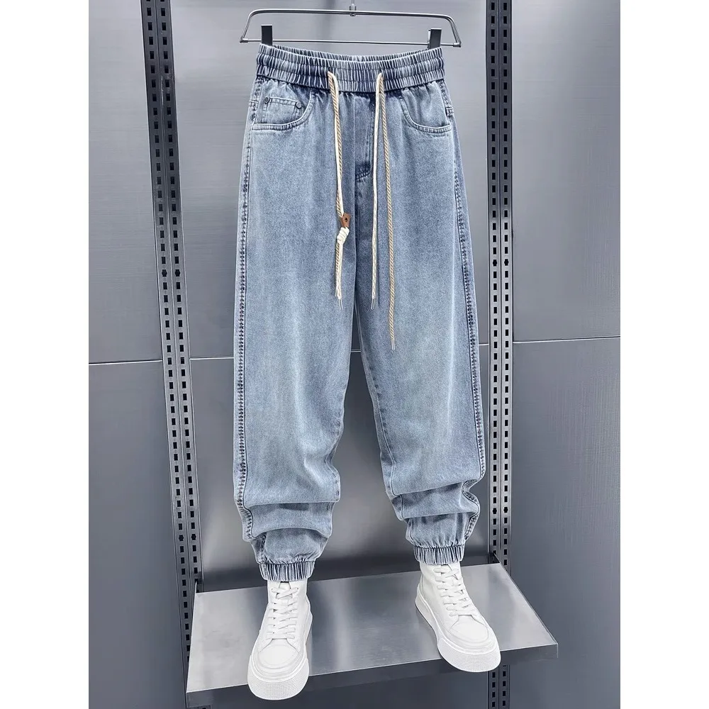 Autumn Men\'s Casual Pants Korean Version of Harajuku High Street Jeans Hip Hop Trousers High Quality Men\'s Clothing Streetwear