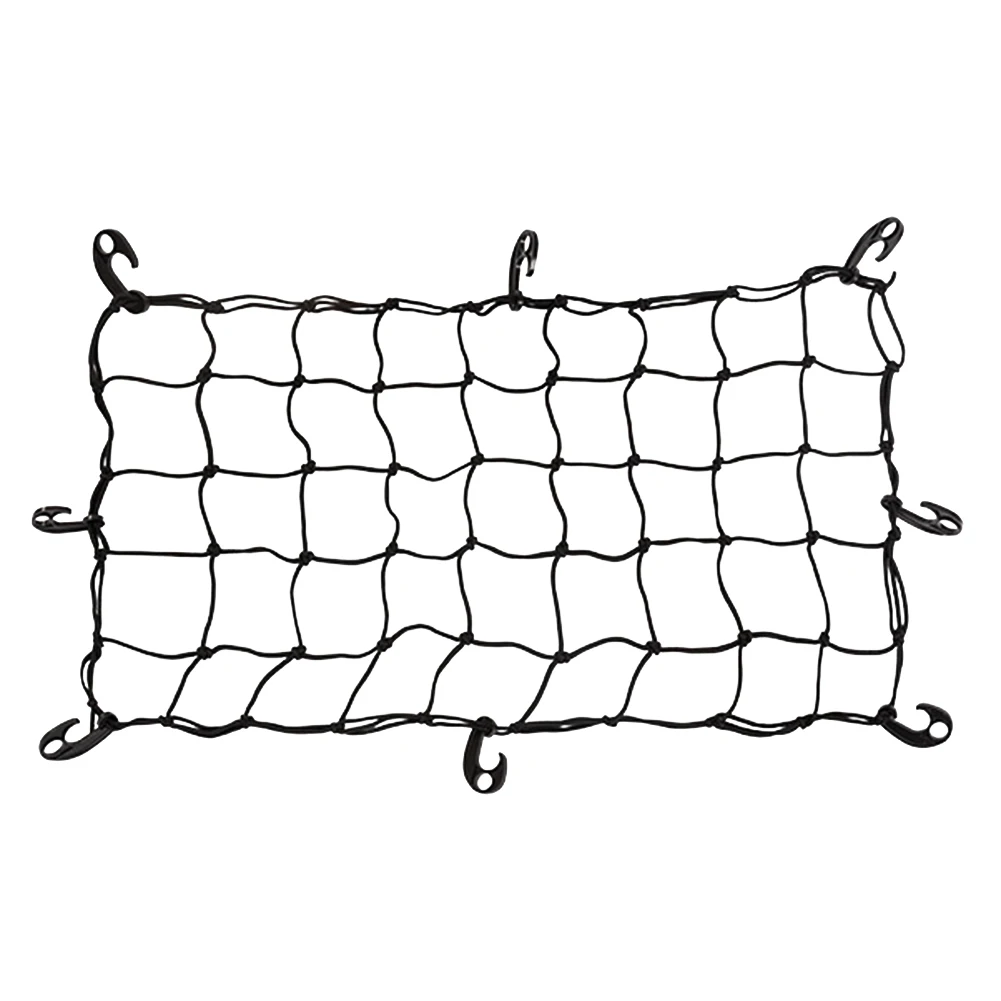 Cargo Fixing Net Bungee Mesh Cover Camping Storage 5mm Elastic Nylon High-Strength Plastic Hook For Wagon Cart