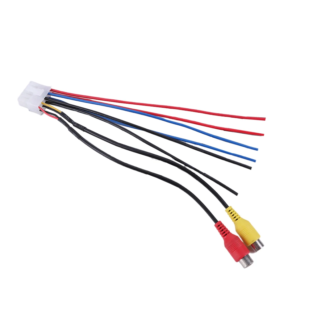 Wire Harness 10 Pin Plug with RCA Jack Car Amplifier Speaker Power Input Wire Harness Compatible with Dual TBX10A Amplifier