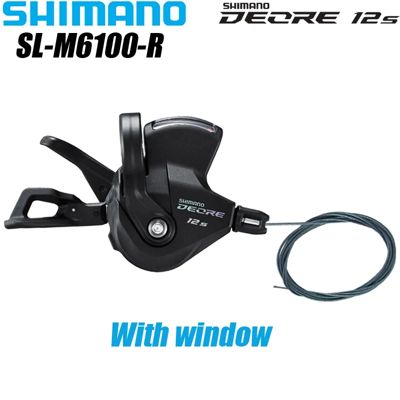 SHIMANO DEORE M6100 12 Speed Derailleurs Shifter Lever RD-M6100-SGS Derailleur 12V 12S MTB Bicycle Original Parts