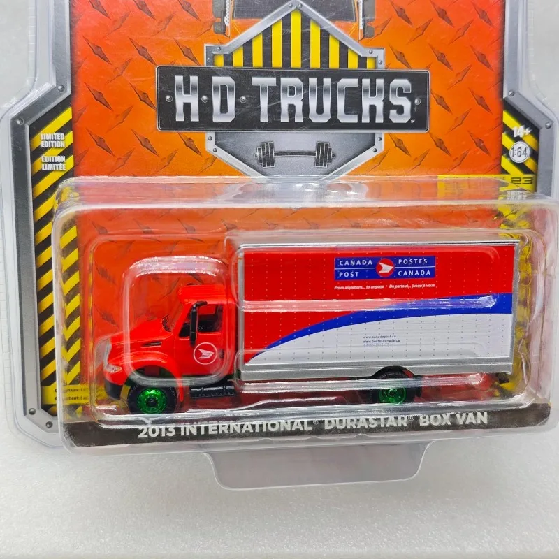 GreenLight 1:64 مقياس 2013 صندوق Durastar الدولي فان آلة خضراء سبيكة سيارة نموذج جمع عرض لعبة مزخرفة هدية #1
