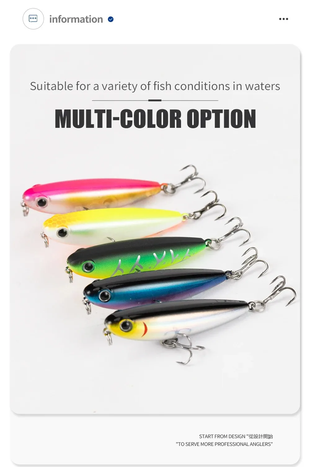 

50mm 2.8g Mini Floating Pencil Lures Micro Topwater Fishing Bait Artificial Twitchbait 3D Wobblers Swimbait for Fishing Tackle