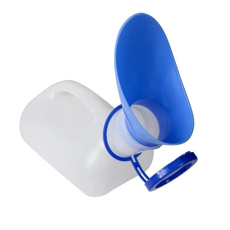 Urinoir portable unisexe en plastique, bouteille d'aide aux toilettes, kit de voyage, camping, outil d'extérieur, 1000ml