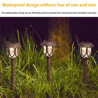 New 1pcs Solar Lawn Lamps Outdoor Villa Landscape Patio Lights Waterproof Ground-plug Street Light for Yard Garden Decoration