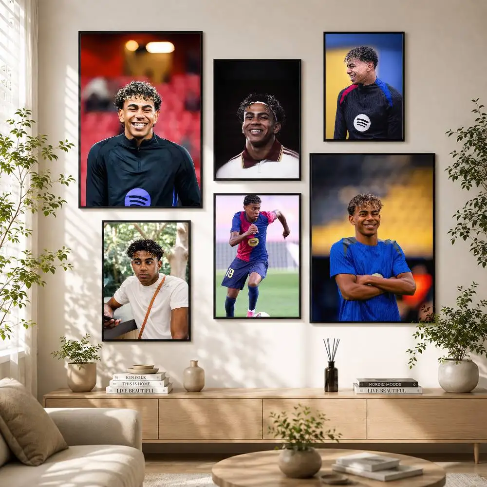 L-Lamine Y-Yamal No10 19 Poster Versatile HD Waterproof Wall Art Self-Adhesive Decor for Any Space Ideal Gift