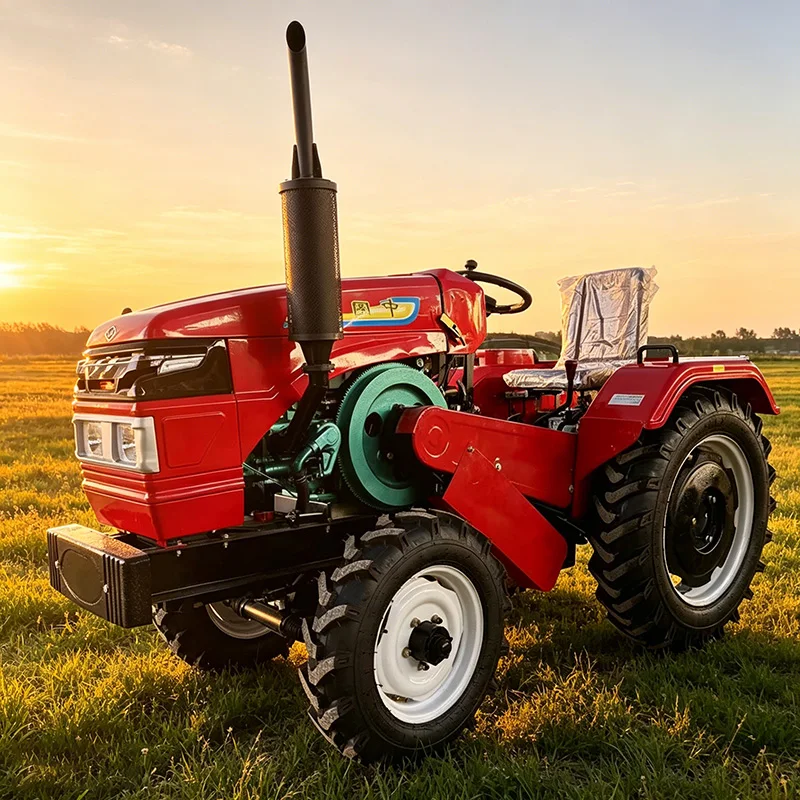 

Customized Super Performance Four Wheel Rotary Tiller, Wheel Cultivator & Cultivation Tractor