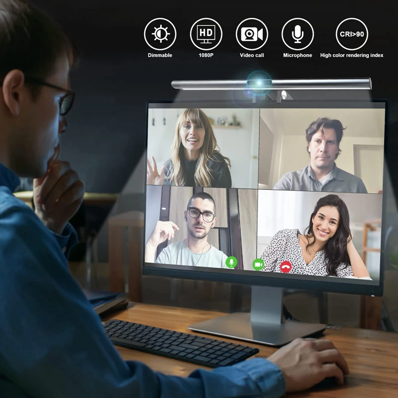 Computer Monitor Light Bar Touch Screen Computer Lamp Eyes Protection PC Computer Monitor Light Bar