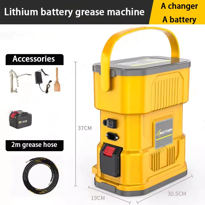 Factory  Outlet 7.2L Lithium Battery Electric Grease Gun High Pressure Battery Grease Gun Electric Grease Gun