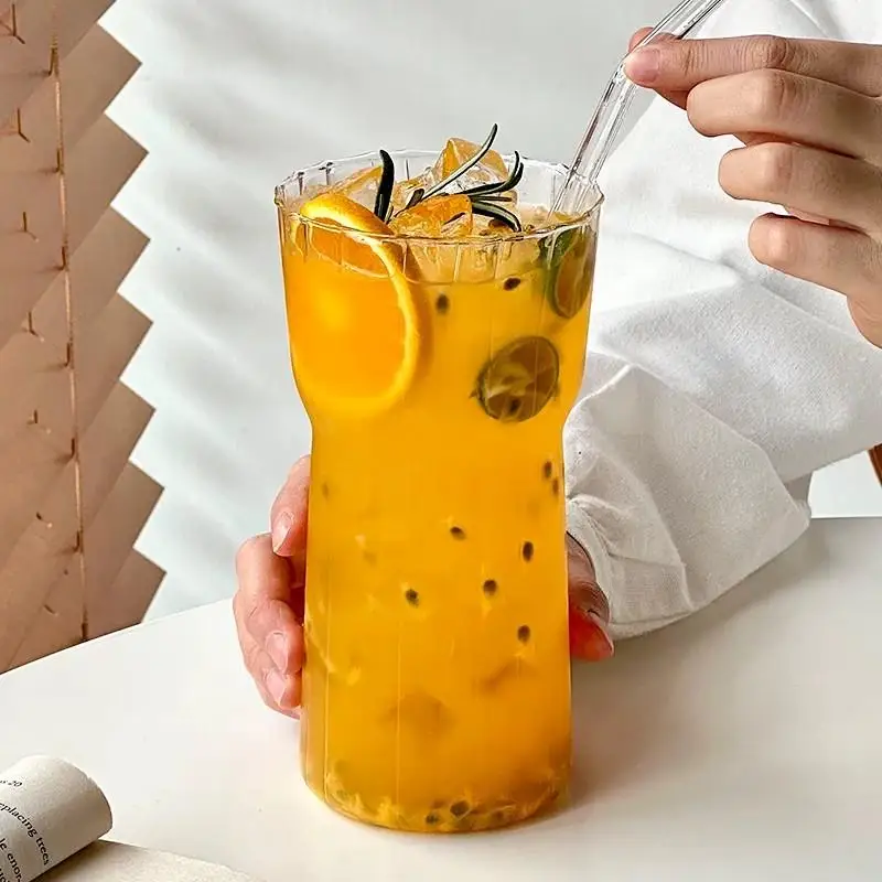 large-capacity-glass-cup-wide-mouth-drinking-water-ice-coffee-fruit-tea-cold-drink-cup-portable-handheld-single-layer-borosil